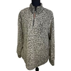 #181  ORIGINAL VINTAGE WEATHERPROOF Sherpa 1/4 Zip Pullover